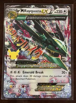Pokemon Mega Rayquaza EX 76/108 Celebrations Classic Collection Holo 220 HP - Image 1