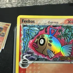 Feebas (EX - Dragon Frontiers Stamp) Reverse Foil Pokemon #49 2006 - Image 2