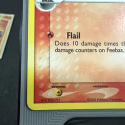 Feebas (EX - Dragon Frontiers Stamp) Reverse Foil Pokemon #49 2006 - Image 5