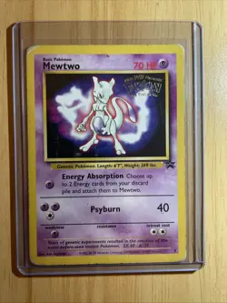 Pokemon TCG Mewtwo #3 WB Kids Presents the First Movie Card - Image 1