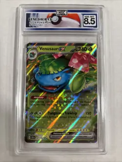 2024 Pokemon Venusaur Ex #1 HGC 8.5 (sb5) - Image 1