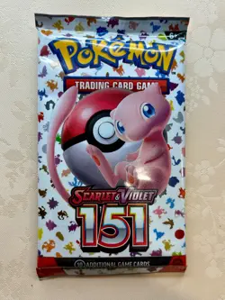 Scarlet & Violet 151 Booster Pack - 1x NEW English Factory Sealed Pokemon 2023 - Image 1
