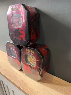 Pokemon TCG: Destined Rivals Team Rocket Tins - Full Set of 3 - NEW & Sealed - Image 4