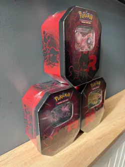 Pokemon TCG: Destined Rivals Team Rocket Tins - Full Set of 3 - NEW & Sealed - Image 5