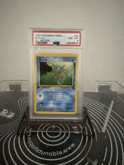 1999 Pokemon Fossil #49 Horsea First Edition Wotc Psa 8 - Image 1