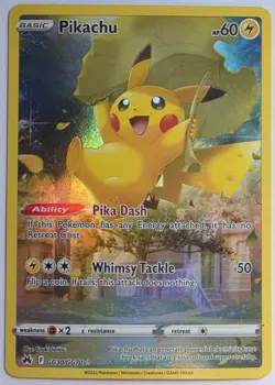 2023 Pokemon SWSH Crown Zenith Pikachu Galarian Gallery #GG30/GG70 Near Mint - Image 1