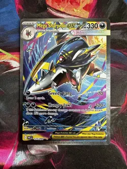 Mega Sharpedo ex 127/094 SIR (NM) - ME02: Phantasmal Flames - Pokemon TCG - Image 1