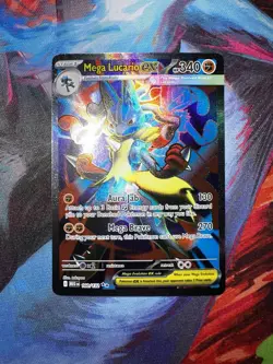 2025 Pokemon Mega Evolution Lucario ex Ultra Rare #160/132 - Image 1
