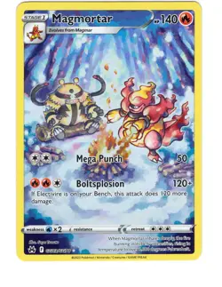 Pokemon TCG Magmortar GG03/GG70 Crown Zenith Galarian Gallery Ultra Rare Holo - Image 1