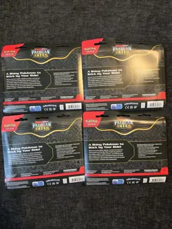 Pokemon TCG Paldean Fates Tech Sticker Collection Sealed Lot of 4 - Image 2