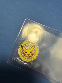 Pokemon XY Premium Collection Pikachu Metal Coin - Image 1