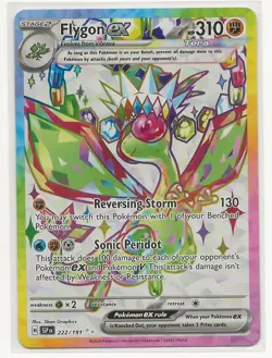 Flygon ex 222/191 Ultra Rare Surging Sparks Pokemon TCG - Image 1