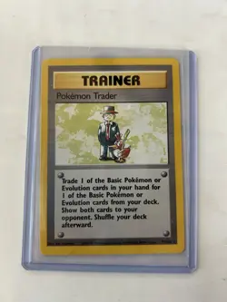 1999 Game Pokemon Trader Shadowless Trainer 77/102 Rare Base Set 77 - Image 1