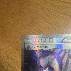 Pokemon Hex Maniac FULL ART Trainer Supporter Holo Promo 75A/098 2017 - Image 3