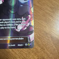 Pokemon Hex Maniac FULL ART Trainer Supporter Holo Promo 75A/098 2017 - Image 5