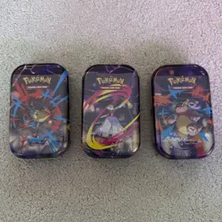 Pokemon TCG Mega Evolution 3x Mini Tins New & Sealed ✅ BRAND NEW FAST SHIP ✅ - Image 1
