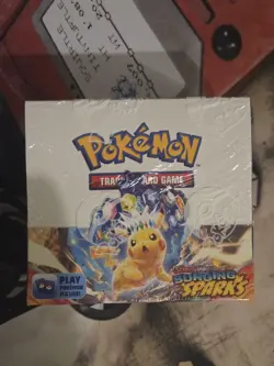 Pokemon Scarlet & Violet Surging Sparks Booster Box - SEALED - Image 1
