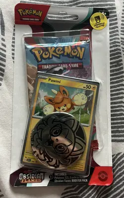 Pokemon Scarlet & Violet Obsidian Flames Single Pack Blister - Pawmi - Image 1