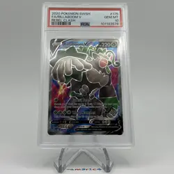 PSA 10 GEM MINT Rillaboom V SV105/SV122 Shining Fates Shiny Vault Holo Pokemon - Image 1