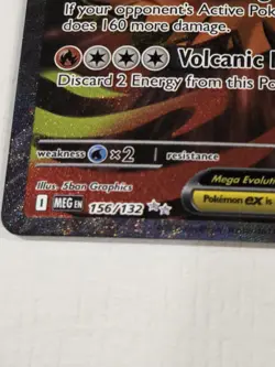 Mega Camerupt ex 156/132 Mega Evolution Full Art Pokemon TCG NM Holo 😱 - Image 4