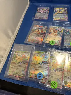 POKEMON Prismatic Evolutions Lot Of 15 Stamped Surprise Box Promos Eevee - Image 4