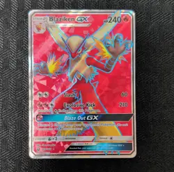 Pokemon Blaziken GX Full Art Ultra Rare Holo 153/168 SM-Celestial Storm English - Image 1