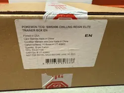 pokemon chilling reign elite trainer box Case Of 10 Factory Sealed ETBs New - Image 1