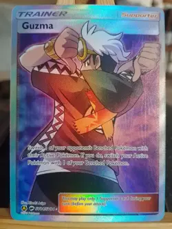 Pokemon TCG Guzma Hidden Fates SV84/SV94 Holo Full Art Ultra Rare - Image 1