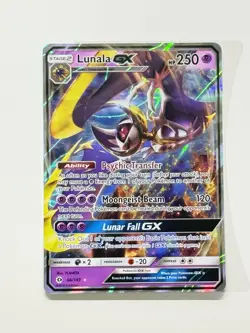 Lunala GX 66/149 Holo Ultra Rare Pokemon Sun & Moon Base Set English Near Mint - Image 3