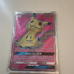 Pokemon Mimikyu GX Full Art Holo Ultra Rare 206/214 SM Lost Thunder English - Image 1