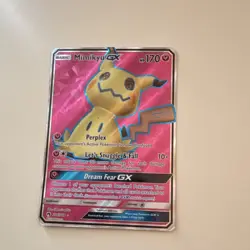 Pokemon Mimikyu GX Full Art Holo Ultra Rare 206/214 SM Lost Thunder English - Image 3