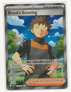 Brock's Scouting 179/159 Pokemon Sv09: Journey Together Holo - Image 1