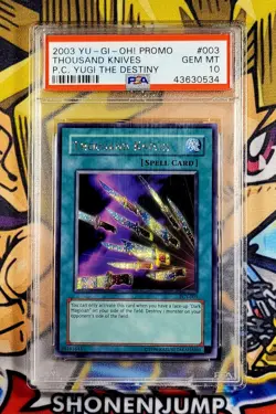 Yu-Gi-Oh! THOUSAND KNIVES Power Of Chaos Yugi PCY-003 PSA 10 Secret GEM MINT - Image 1
