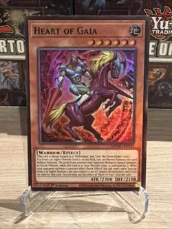 YuGiOh! Heart of Gaia - Super Rare 1st Edition (MZMU-EN033) - Image 1