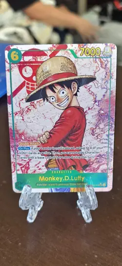 Monkey D Luffy SEC Alt Art OP13-118 Carrying On His Will One Piece TCG English! - Image 1