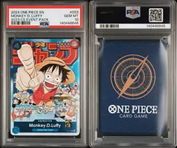 2024 ONE PIECE CHAMPIONSHIP 2023 EVENT PACK #033 MONKEY D. LUFFY PSA 10 - Image 3