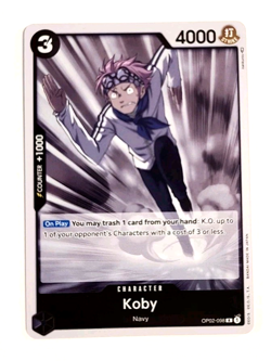 Koby - OP02-098 R - Rare - Foil - OP02 Paramount War - One Piece - Image 1