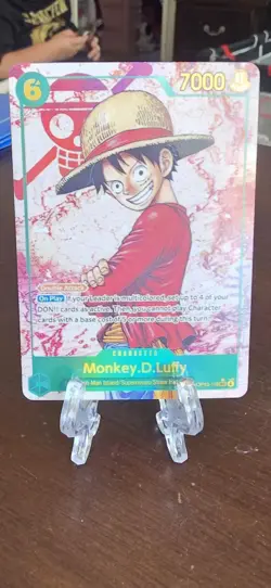 Monkey D Luffy SEC Alt Art OP13-118 Carrying On His Will One Piece TCG English! - Image 1