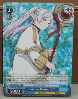 Frieren Dozing Off Weiss Schwarz English PR Promo Card Beyond Journey's End - Image 1