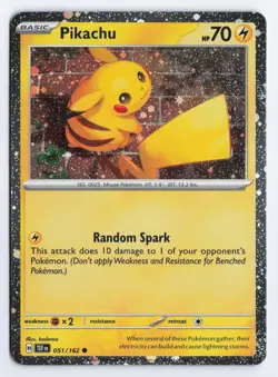 Pikachu - (Cosmo Holo) 051/162 Miscellaneous Cards & Products Promo Holo NM - Image 1