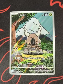 Pinsir 168/167 (NM) Illustration Rare Holo Twilight Masquerade 2024 Pokemon Card - Image 3