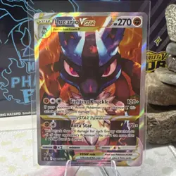 Lucario VSTAR SWSH291 Sword & Shield Promo Full Art Holo Pokemon Card - Image 1