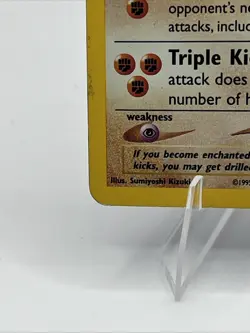 Hitmontop 3/75 Neo Discovery Holo Rare Vintage Pokemon Card 2001 MP/HP WOTC - Image 2