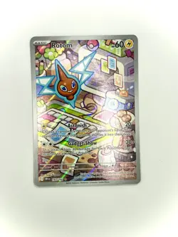 Pokemon Card Rotom 197/182 Illustration Rare Destined Rivals Near Mint - Image 1