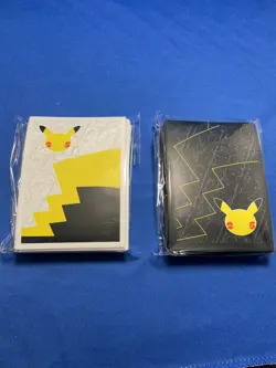 Pokemon Center Celebrations ETB Card Sleeves & Standard ETB Sleeves - Sealed - Image 1