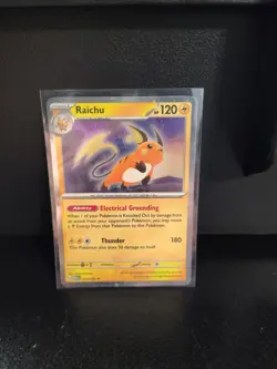 Raichu (Cosmos Holo) 026/165 Miscellaneous Cards & Products Holo Fat Swirl!!! - Image 1