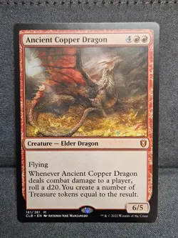 Ancient Copper Dragon - Battle for Baldur's Gate (CLB) - 161 - MTG - NM - Image 1