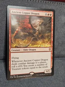 Ancient Copper Dragon - Battle for Baldur's Gate (CLB) - 161 - MTG - NM - Image 2