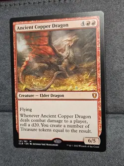 Ancient Copper Dragon - Battle for Baldur's Gate (CLB) - 161 - MTG - NM - Image 3