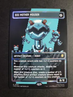 Big Mother Mouser (Borderless Surge Foil) Rare MTG Ninja Turtles - Image 1
